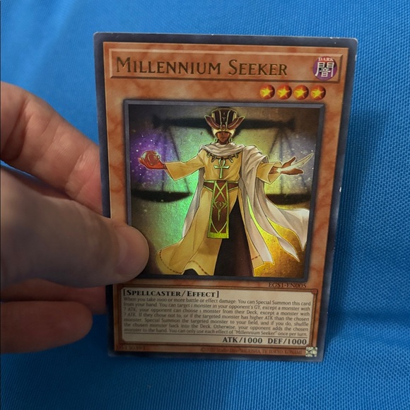 yugioh millennium cards Yu-Gi-Oh Card - Egs1-En005 or reveal 1 Millennium Ankh in your hand Millennium Items (Anime Art) -